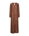 Max Mara A Long Dress In Brown