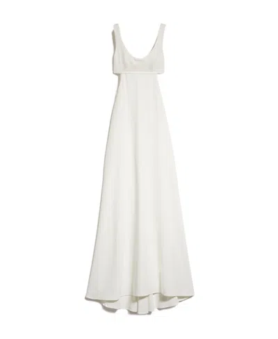 Max Mara A Long Dress In Gray