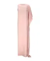 Max Mara Light Pink Bora Draped Dress In Pink