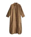 Max Mara A Long Shirt Dress In Green