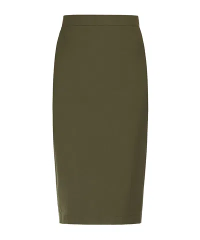MAX MARA MAX MARA HIGH-WAIST ZIP DETAILED SKIRT