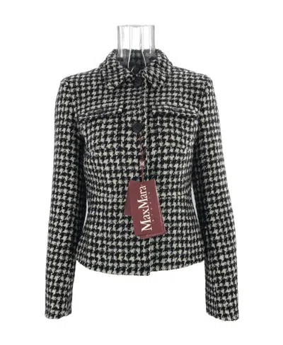 Max Mara A Thousand Birds' Casual Jacket In Black