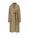 Max Mara Abate Coat In Green