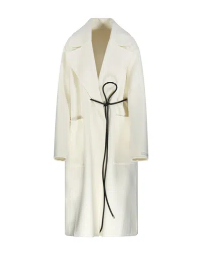 Max Mara Abate Coat In Neutral