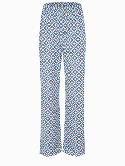 Max Mara 'abate' Trousers In Blue