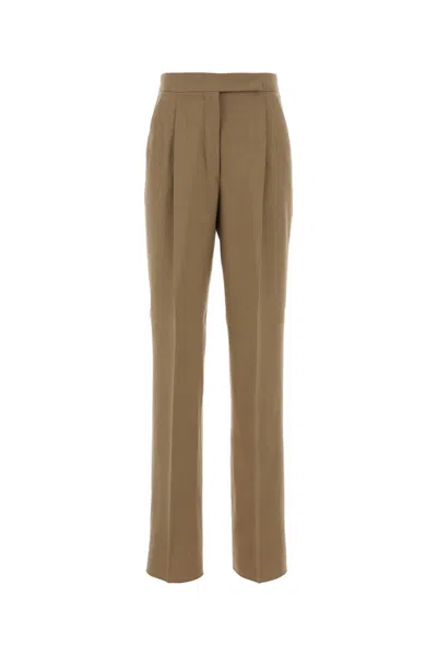 Max Mara Abate Trousers In Brown
