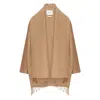 Max Mara Wool Oversized Coat In Brown