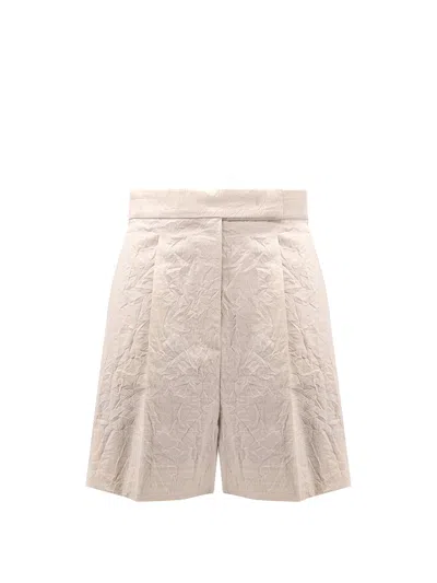 Max Mara Abisso 1234 Shorts In Cream
