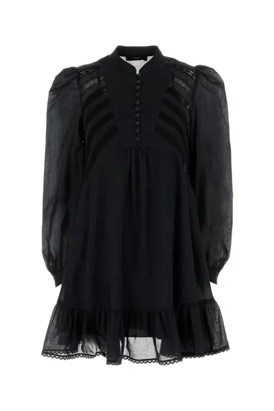 Max Mara Abito Asteri1234 In Cotone Nero  Donna In Black