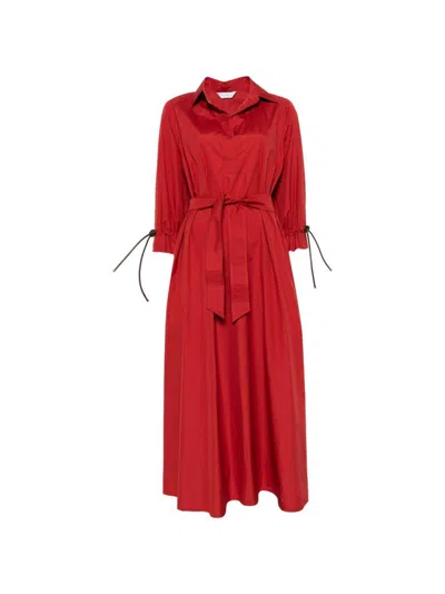 Max Mara Oversized Dress Dresses Red