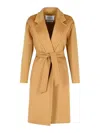 Max Mara Melinda Beige Cashmere Coat In Brown