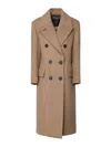 Max Mara Certo Coat In Cashmere Blend In Brown