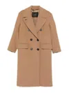 Max Mara Certainly Coat In Brown