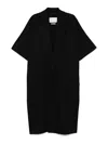 Max Mara Wool Cape Sleeve Coat With Wide Lapels