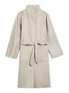 Max Mara Beige Lilia Cashmere Zibellinato Coat In Neutral