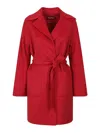 Max Mara Coat In Red