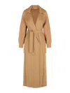 Max Mara Berard 1234 Camel Wrap Coat In Gold