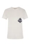 Max Mara Acacia - Jersey T-shirt With Embroidered Breast Pocket