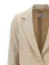 Max Mara Acacia Beige Virgin Wool Jacket In Beige