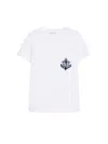 Max Mara T-shirts And Polos In White Blue