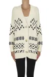 Max Mara Acacia Maxi Cardigan In White