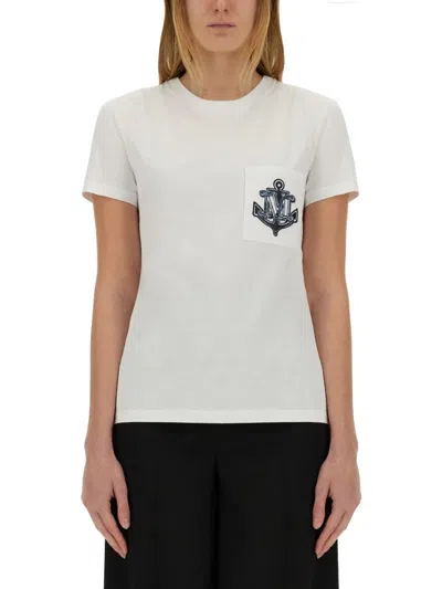 Max Mara "acacia" T-shirt In White