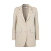 Max Mara Acacia Two Buttons Wool Blazer In Beige