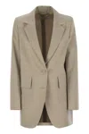Max Mara Sand Wool Acacia Blazer