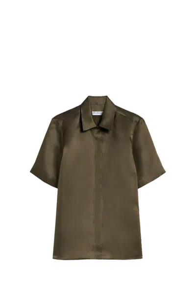Max Mara Acanto1234 Shirt In Oliva