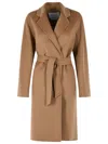 Max Mara Ludmilla Cashmere Belted Robe Coat In Brown