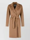 Max Mara Ludmilla Cashmere Belted Robe Coat In Brown