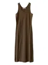 Max Mara Aceri Round-neck Midi Dress In Green