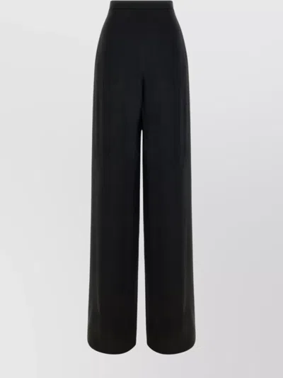 MAX MARA ACETATE BLEND HIGH-RISE WIDE-LEG TROUSERS