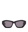 Max Mara Acetate Bold Sunglasses In Black