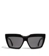 Max Mara Acetate Cat-eye Spark7 Sunglasses In Black