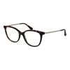 Max Mara Brown Women Optical Frames In Black