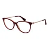 Max Mara Red Women Optical Frames In Brown