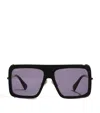 Max Mara Acetate Square Sunglasses In Black