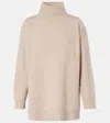 Max Mara Aceti Cashmere Turtleneck Sweater In White