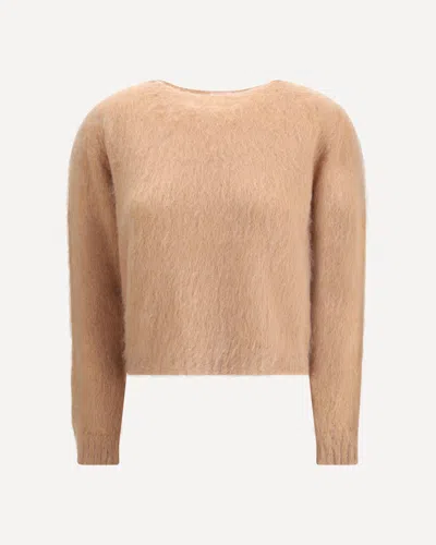 Max Mara Aceto Sweater In Brown