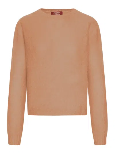 Max Mara Aceto Sweater In Nude