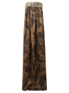 white christmas dresses Solaris Strapless Maxi Dress