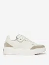 Max Mara Chrome-free Leather Activegreen Sneakers In White