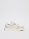 MAX MARA ACTIVEGREEN TRAINERS IN CHROME-FREE LEATHER