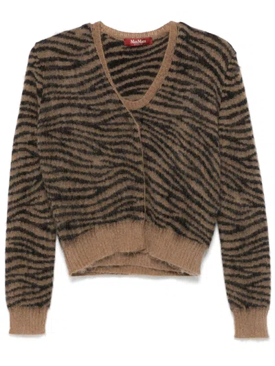 Max Mara Acume Cardigan Set In Black