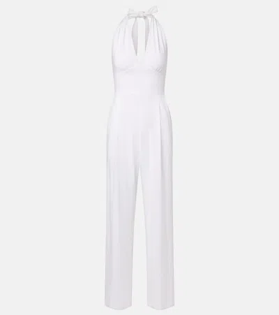 Max Mara Acume Jumpsuit In White