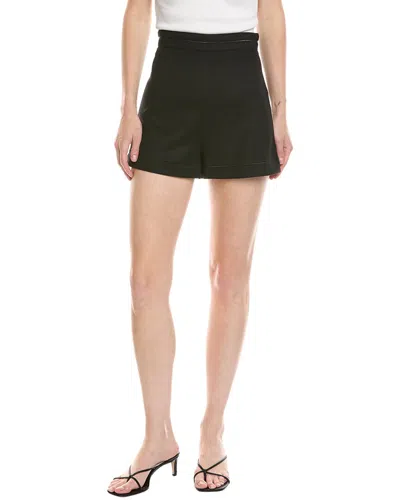 Max Mara Adagio Camel Hair Short In Black