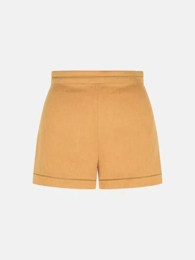 Max Mara 'adagio1234' Brown Camel Shorts