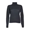 Max Mara Adda Cashmere Turtleneck In Black In Black