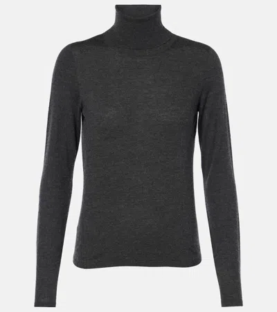 Max Mara Adda Cashmere Yarn High-neck Sweater In Black